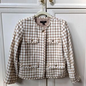 Ann Taylor Petite Size 4 Tweed Blazer